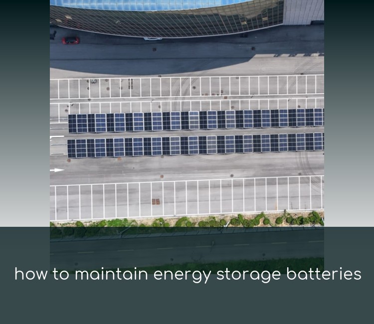 how to maintain energy storage batteries