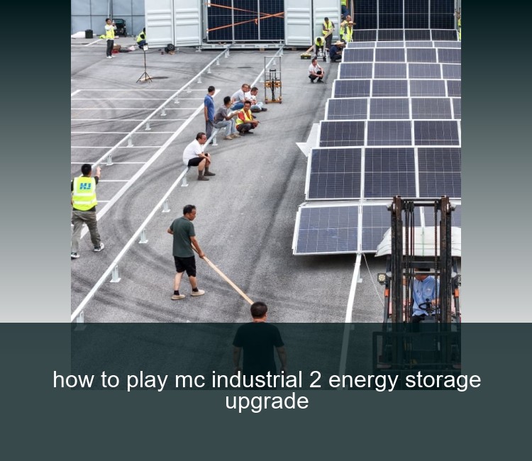 how to play mc industrial 2 energy storage upgrade
