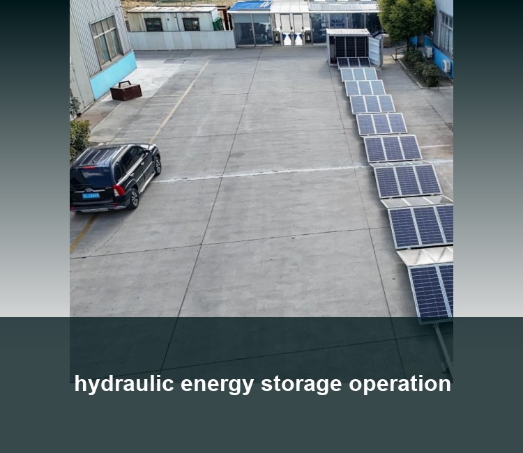 hydraulic energy storage operation