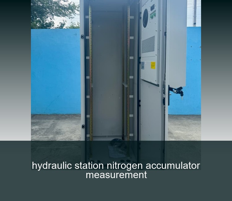 hydraulic station nitrogen accumulator measurement