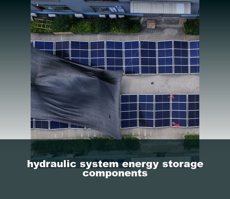 hydraulic system energy storage components