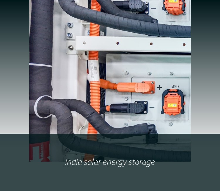 india solar energy storage