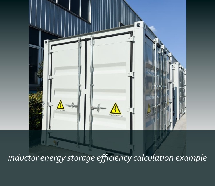 inductor energy storage efficiency calculation example