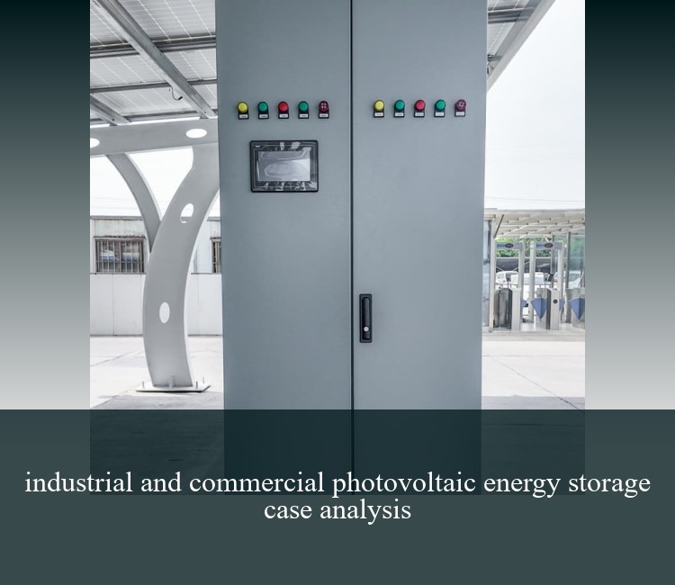 industrial and commercial photovoltaic energy storage case analysis