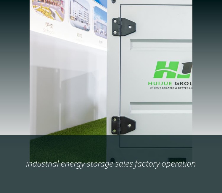 industrial energy storage sales factory operation
