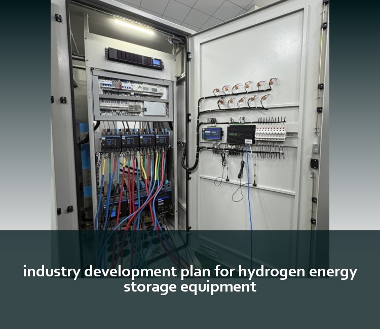 industry development plan for hydrogen energy storage equipment