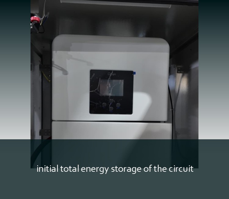 initial total energy storage of the circuit