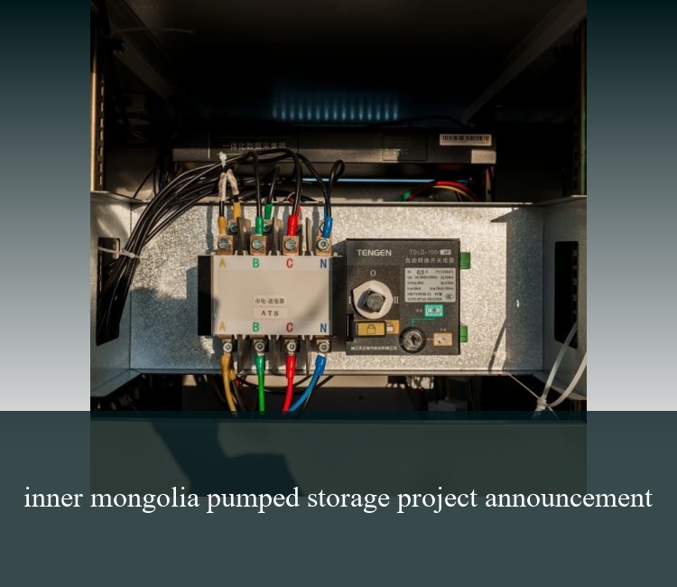 inner mongolia pumped storage project announcement