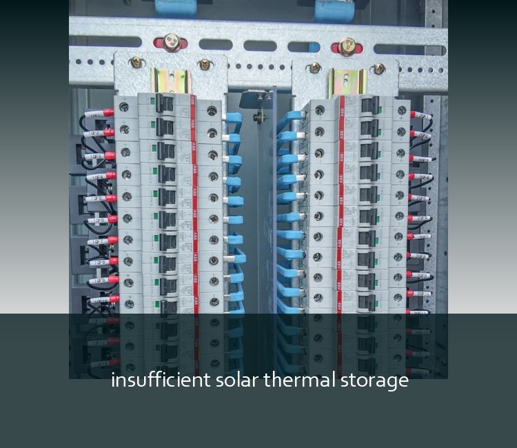 insufficient solar thermal storage