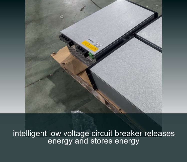 intelligent low voltage circuit breaker releases energy and stores energy