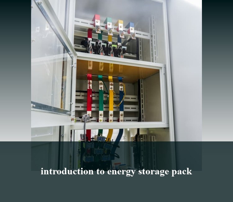 introduction to energy storage pack