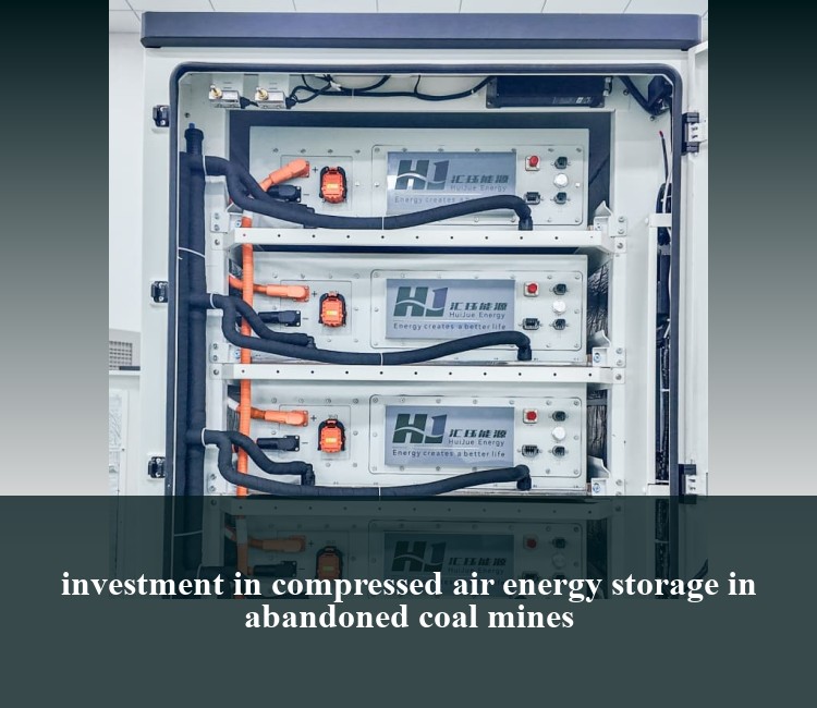 investment in compressed air energy storage in abandoned coal mines