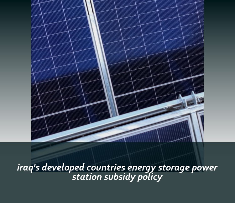 iraq's developed countries energy storage power station subsidy policy