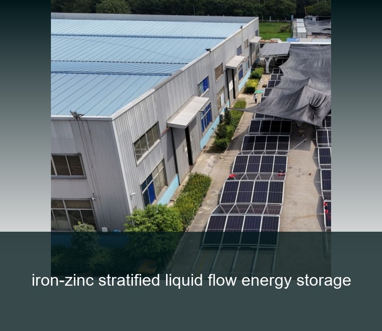 iron-zinc stratified liquid flow energy storage