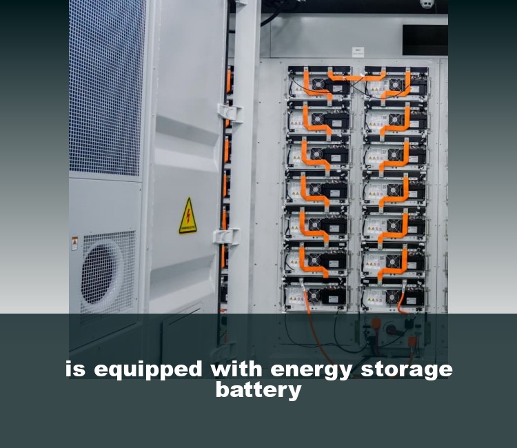 is equipped with energy storage battery