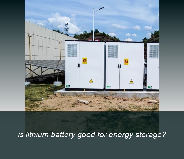 is lithium battery good for energy storage?