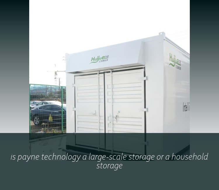 is payne technology a large-scale storage or a household storage