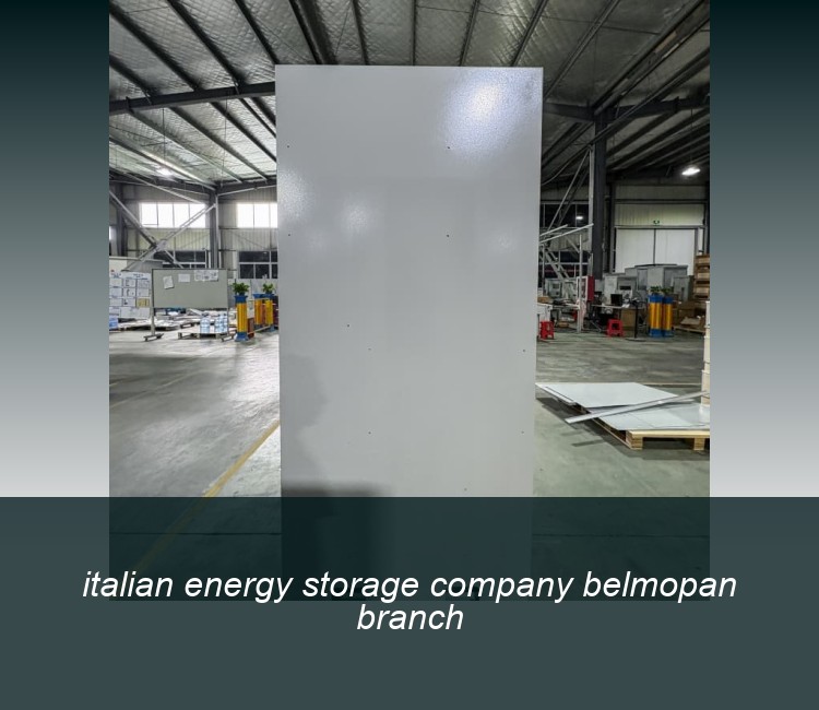 italian energy storage company belmopan branch