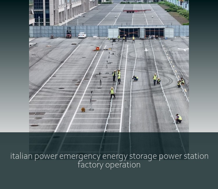 italian power emergency energy storage power station factory operation