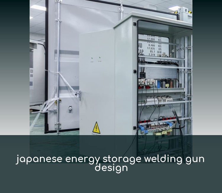 japanese energy storage welding gun design