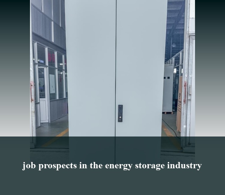job prospects in the energy storage industry
