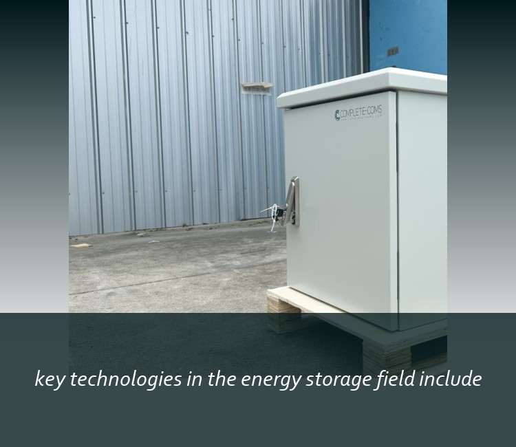 key technologies in the energy storage field include