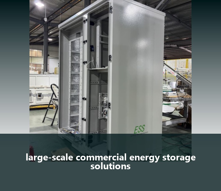 large-scale commercial energy storage solutions