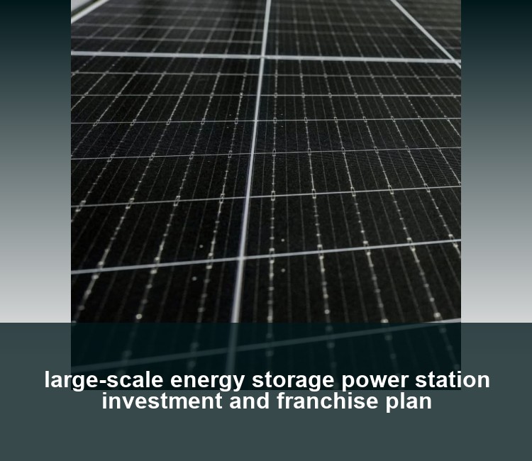 large-scale energy storage power station investment and franchise plan