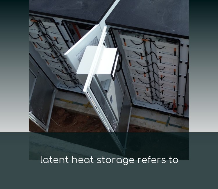 latent heat storage refers to