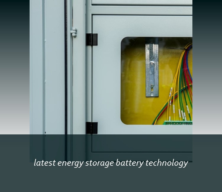 latest energy storage battery technology
