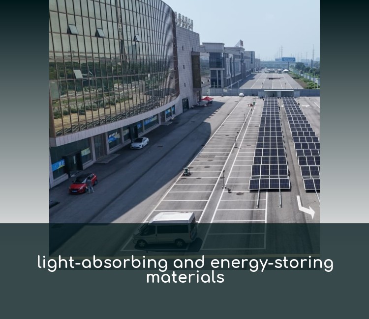light-absorbing and energy-storing materials