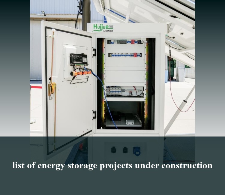 list of energy storage projects under construction