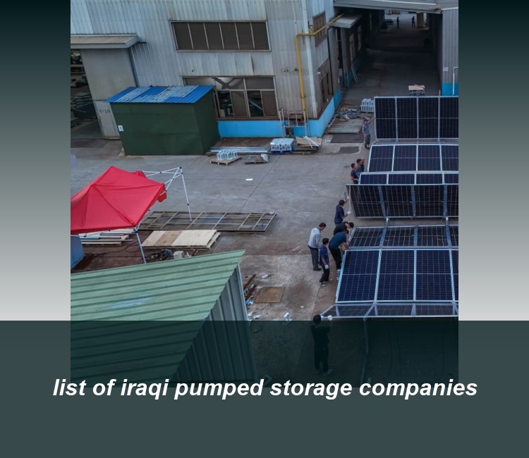 list of iraqi pumped storage companies
