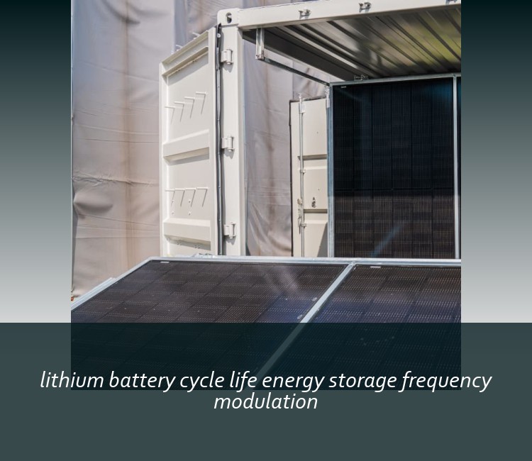 lithium battery cycle life energy storage frequency modulation