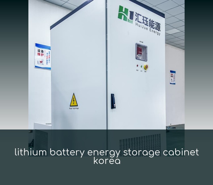 lithium battery energy storage cabinet korea