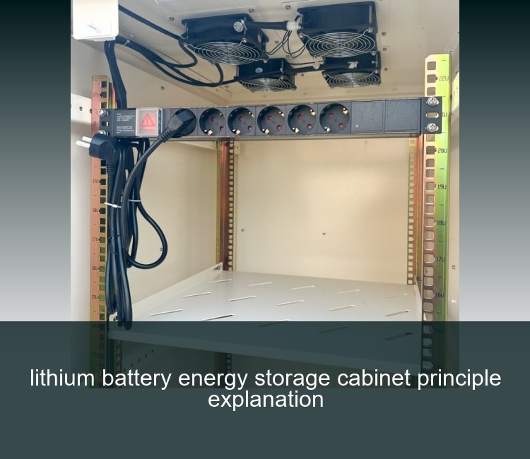 lithium battery energy storage cabinet principle explanation