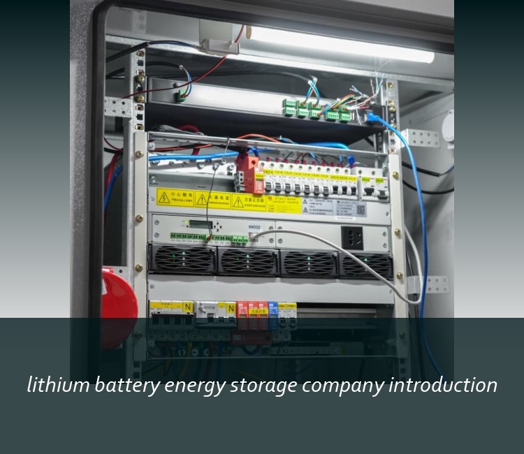lithium battery energy storage company introduction