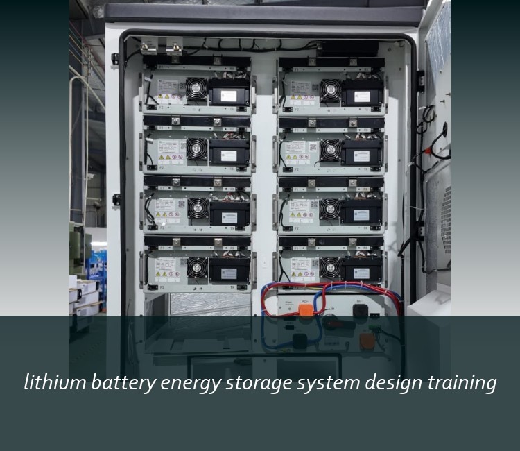 lithium battery energy storage system design training