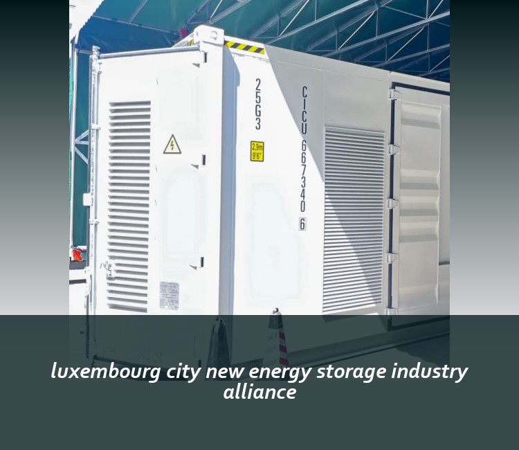 luxembourg city new energy storage industry alliance