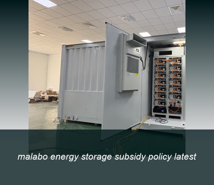 malabo energy storage subsidy policy latest