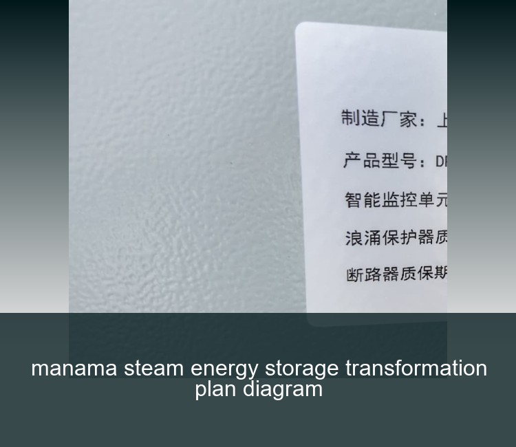 manama steam energy storage transformation plan diagram