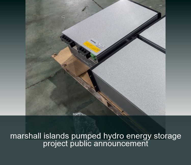 marshall islands pumped hydro energy storage project public announcement