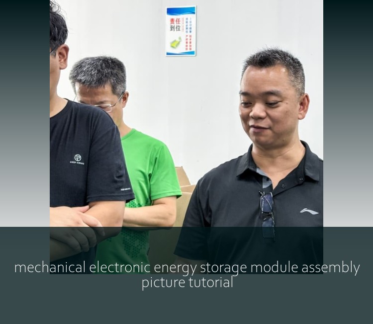 mechanical electronic energy storage module assembly picture tutorial