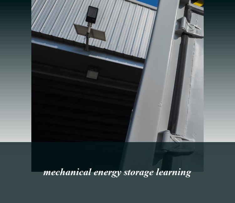 mechanical energy storage learning