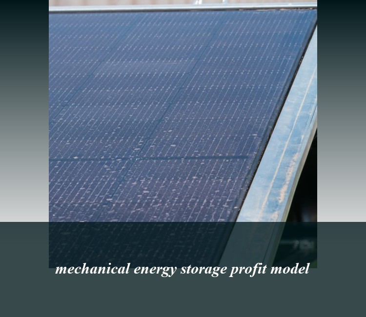 mechanical energy storage profit model
