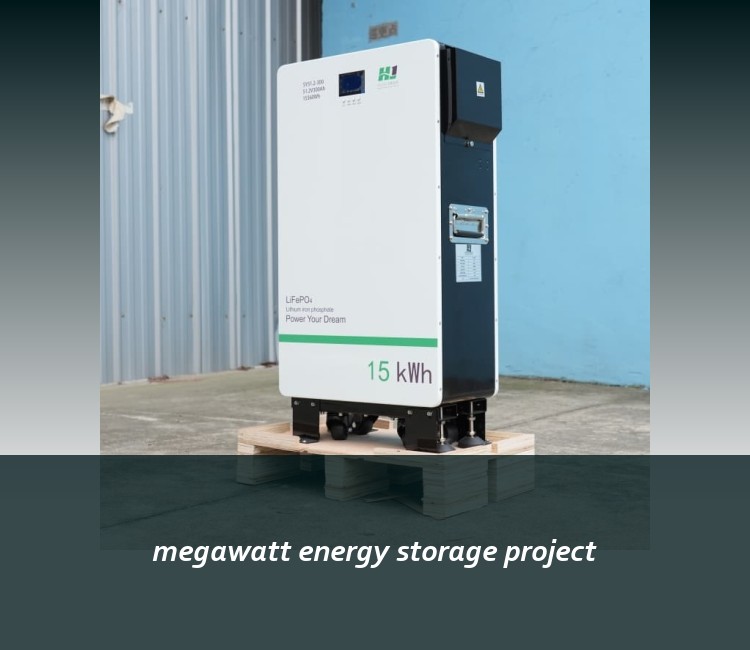 megawatt energy storage project