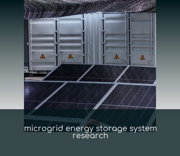 microgrid energy storage system research