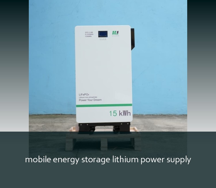 mobile energy storage lithium power supply