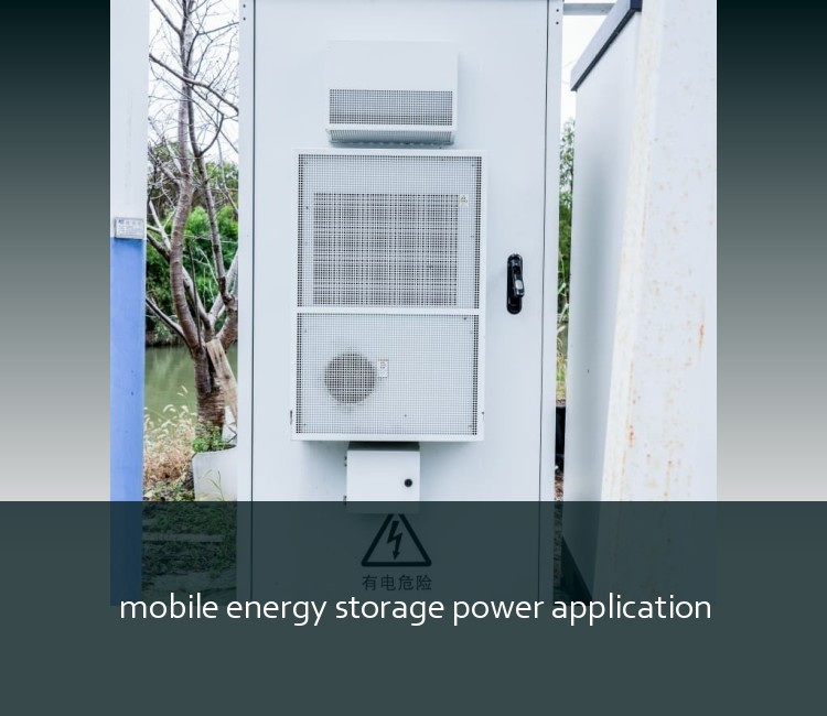 mobile energy storage power application