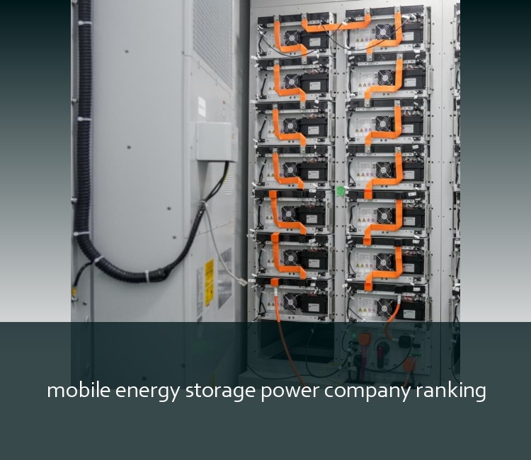 mobile energy storage power company ranking